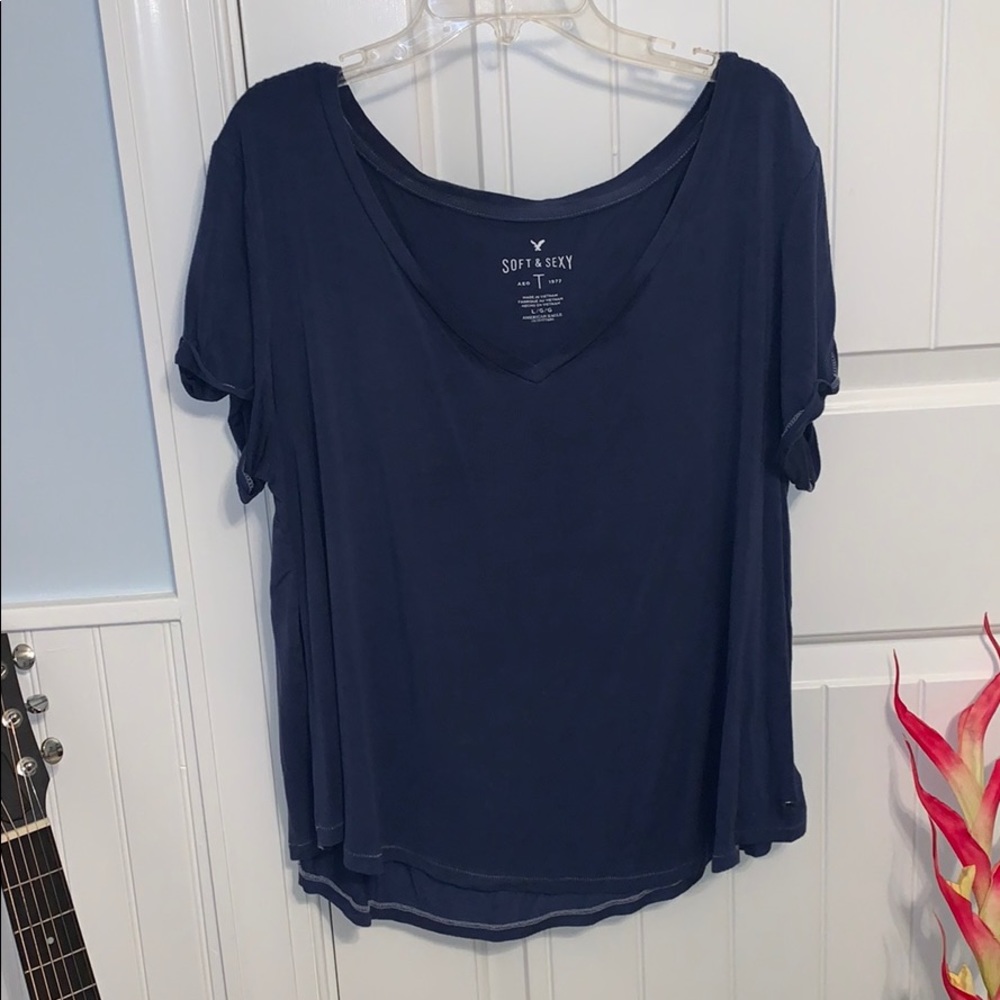 American Eagle Navy Tee